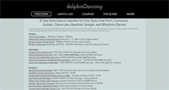 Desktop Screenshot of dolphindancing.com